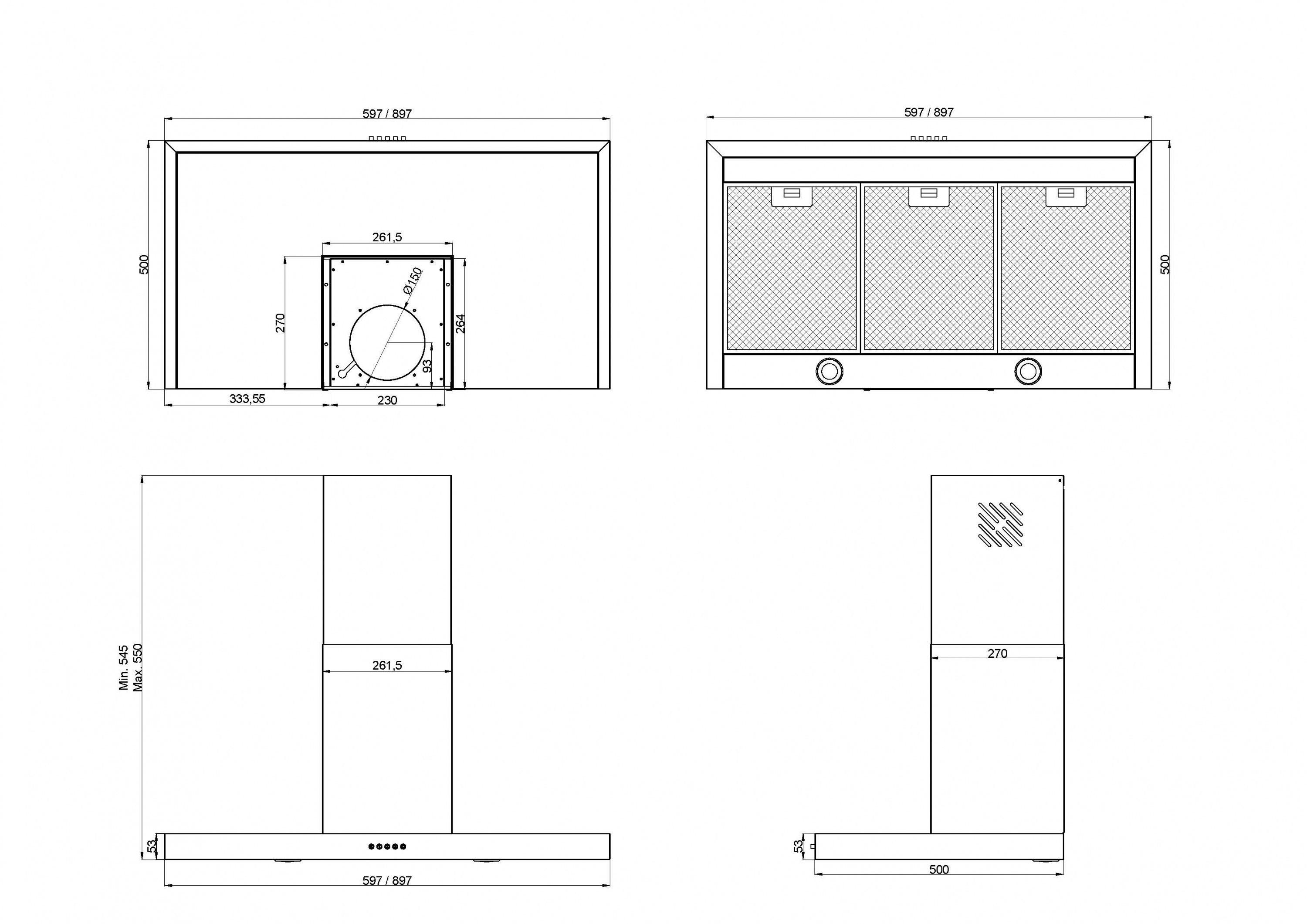 картинка Кухонная вытяжка Jacky's JV II981 