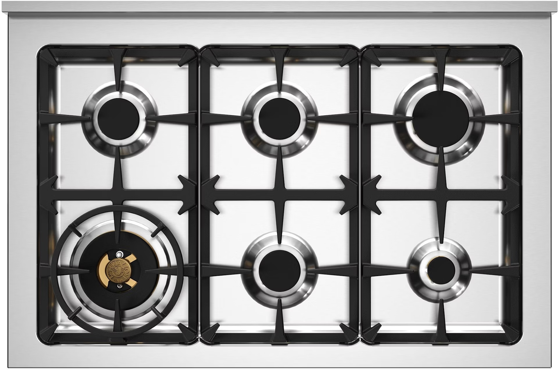 картинка Комбинированная кухонная плита Bertazzoni HER96L1EAVT слоновая кость  картинка Комбинированная кухонная плита Bertazzoni HER96L1EAVT слоновая кость