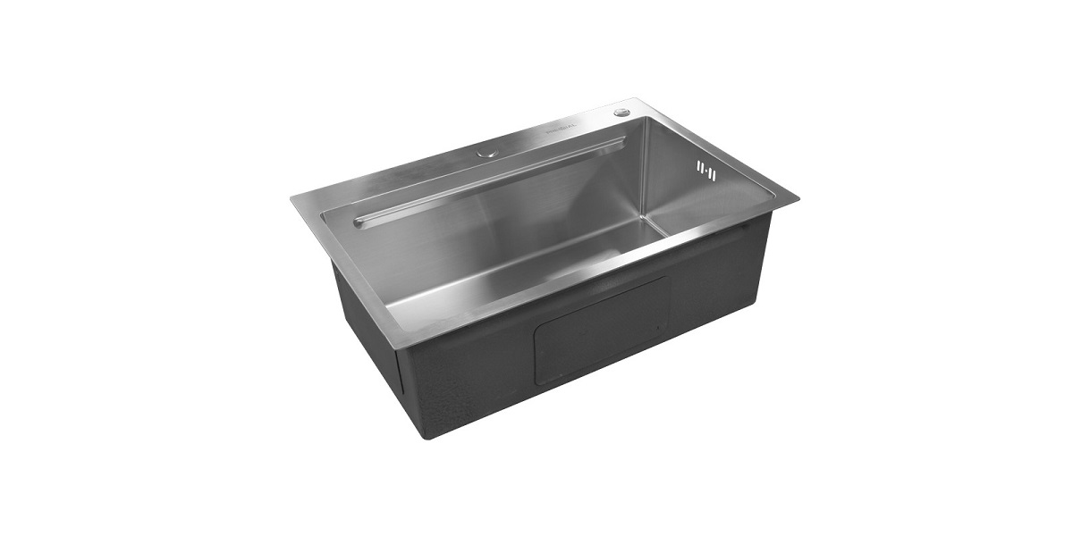 картинка Мойка для кухни Premial 6845 DISPLAY brush steel  картинка Мойка для кухни Premial 6845 DISPLAY brush steel