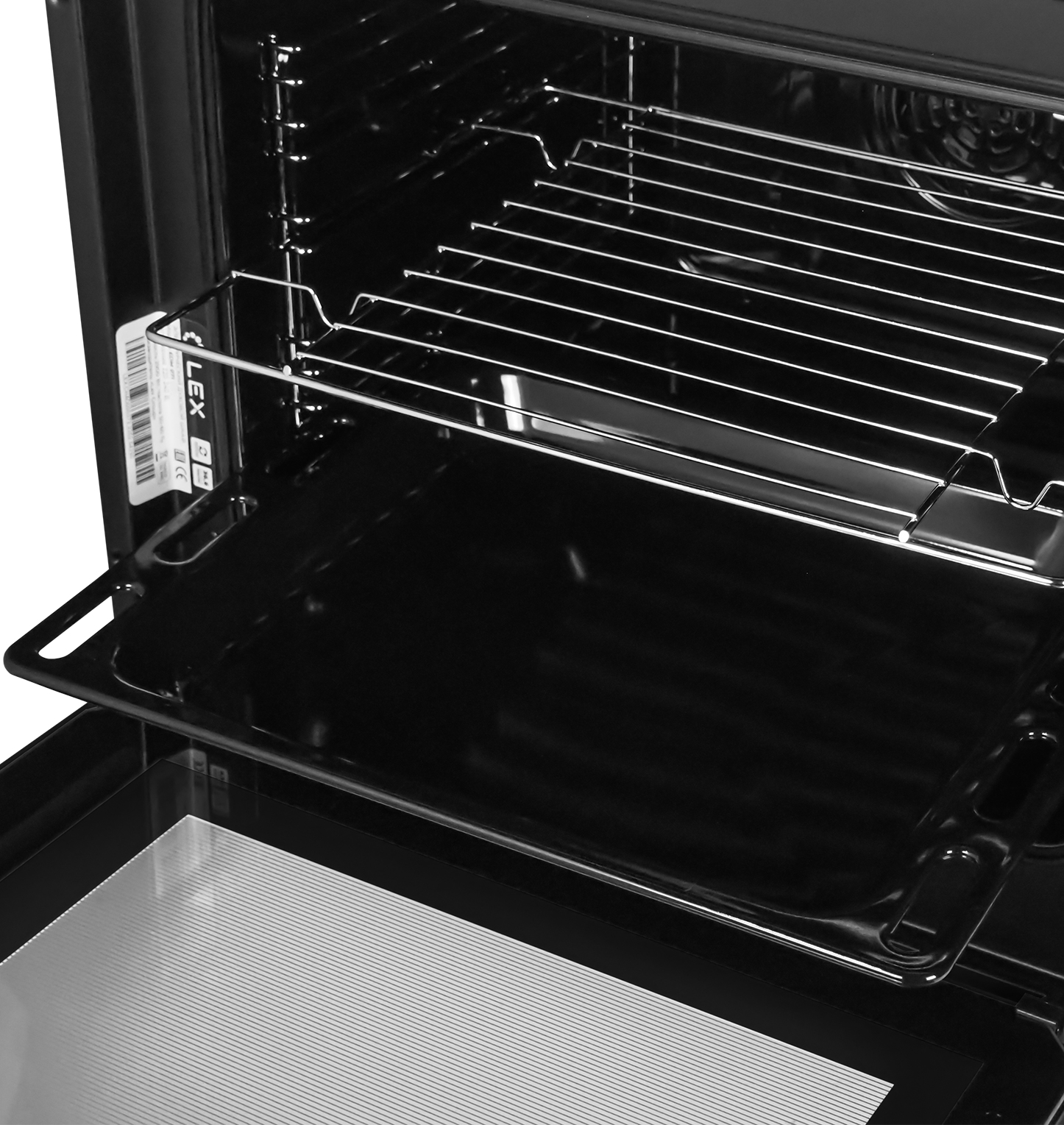 картинка Духовой шкаф Lex EDM 071 BL черный 