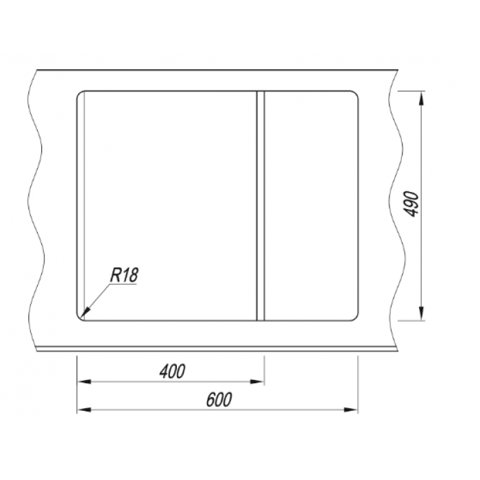 картинка Мойка для кухни Florentina ПАОЛА 620 
