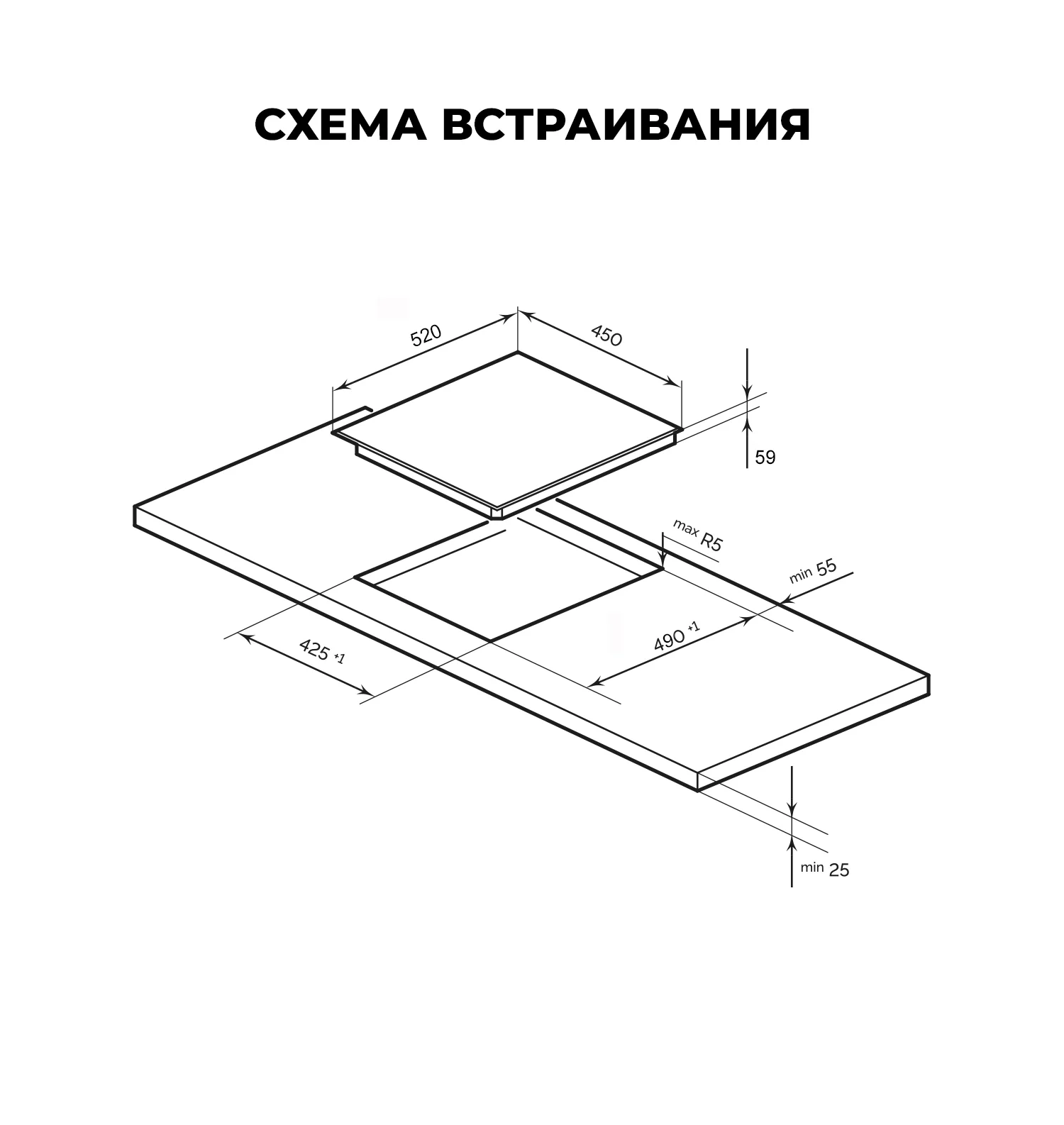 картинка Индукционная варочная панель Lex EVI 430A BL  картинка Индукционная варочная панель Lex EVI 430A BL