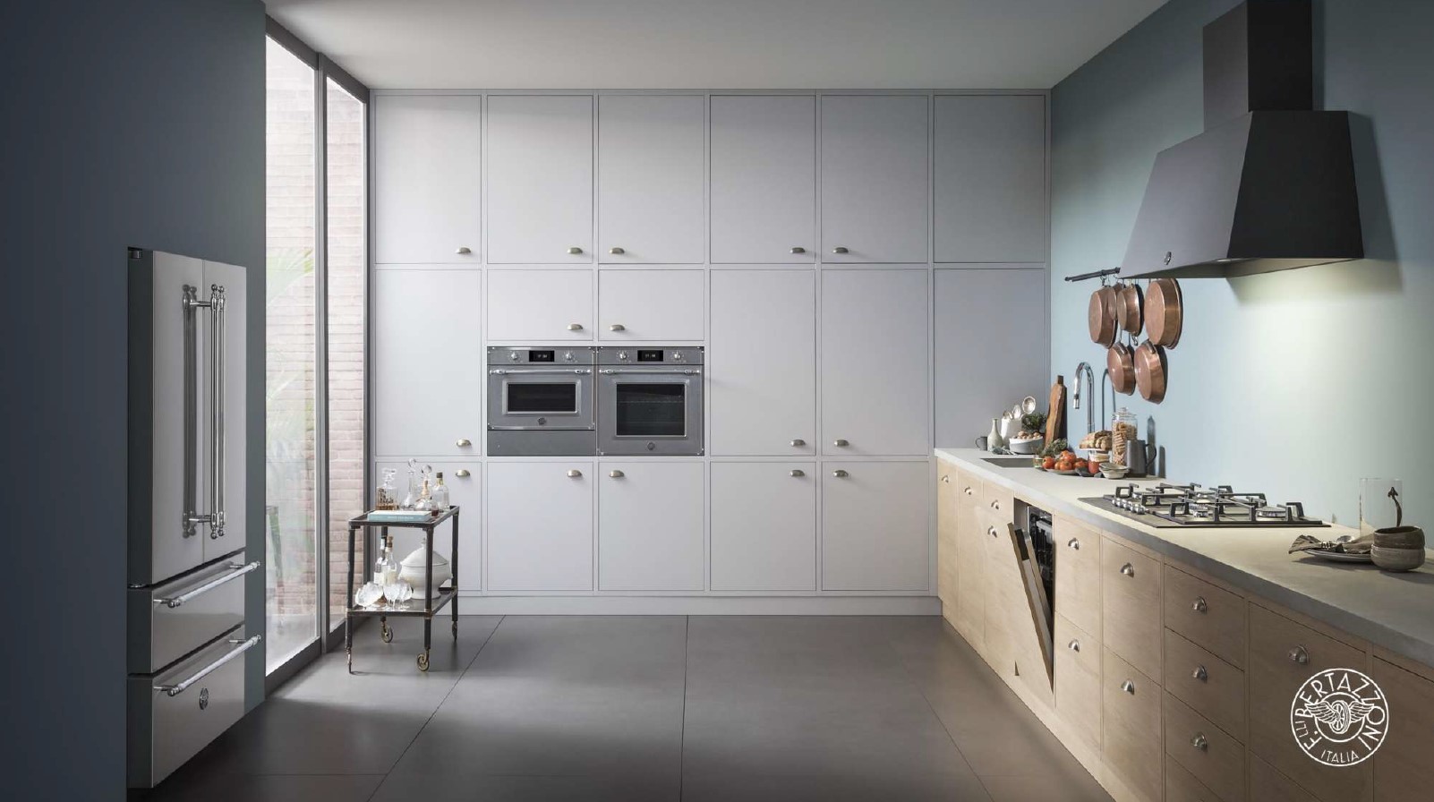 картинка Кухонная вытяжка Bertazzoni KR70HER1NEDA  картинка Кухонная вытяжка Bertazzoni KR70HER1NEDA