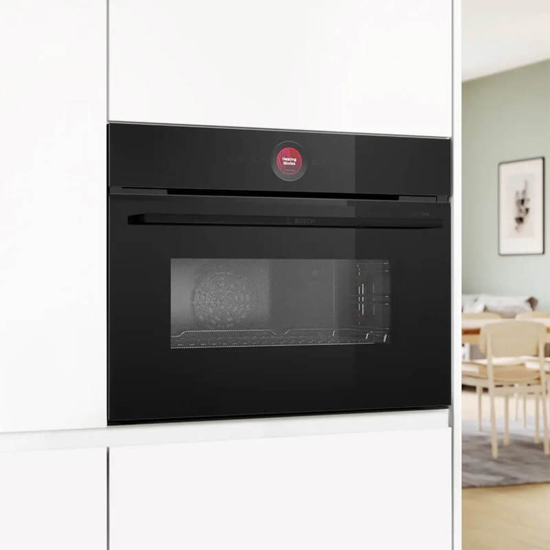 картинка Электрический духовой шкаф с функцией СВЧ Bosch CMG9241B1 черный  картинка Электрический духовой шкаф с функцией СВЧ Bosch CMG9241B1 черный