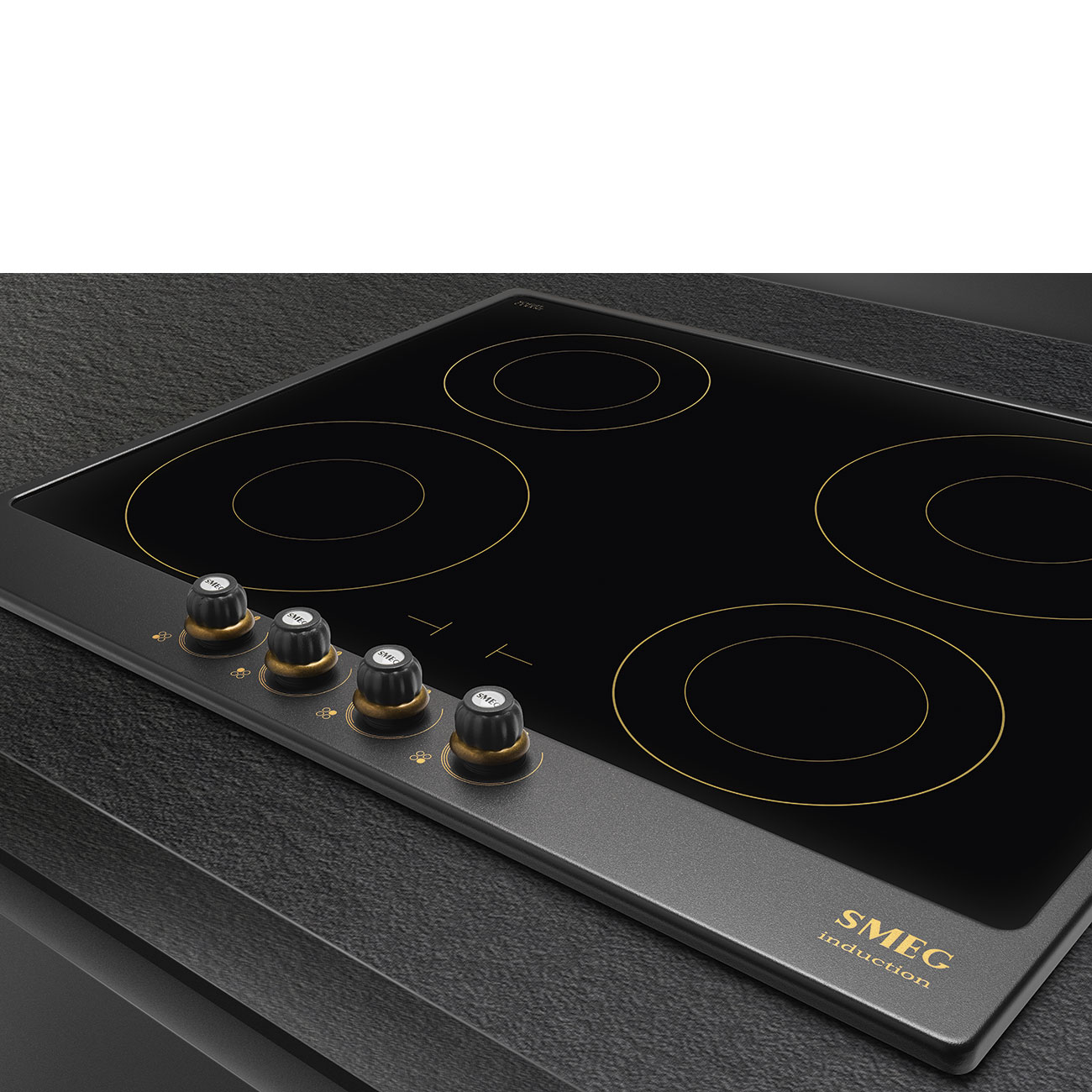 картинка Индукционная варочная панель Smeg SI764AOM 