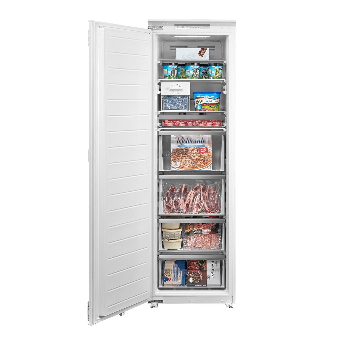картинка Встраиваемая морозильная камера Midea MDRE306FZF01  картинка Встраиваемая морозильная камера Midea MDRE306FZF01