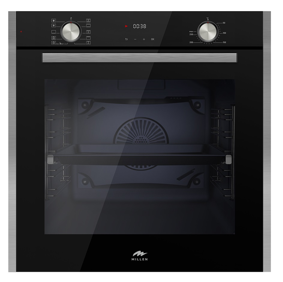 картинка Электрический духовой шкаф Millen MEO 6005 BL  картинка Электрический духовой шкаф Millen MEO 6005 BL