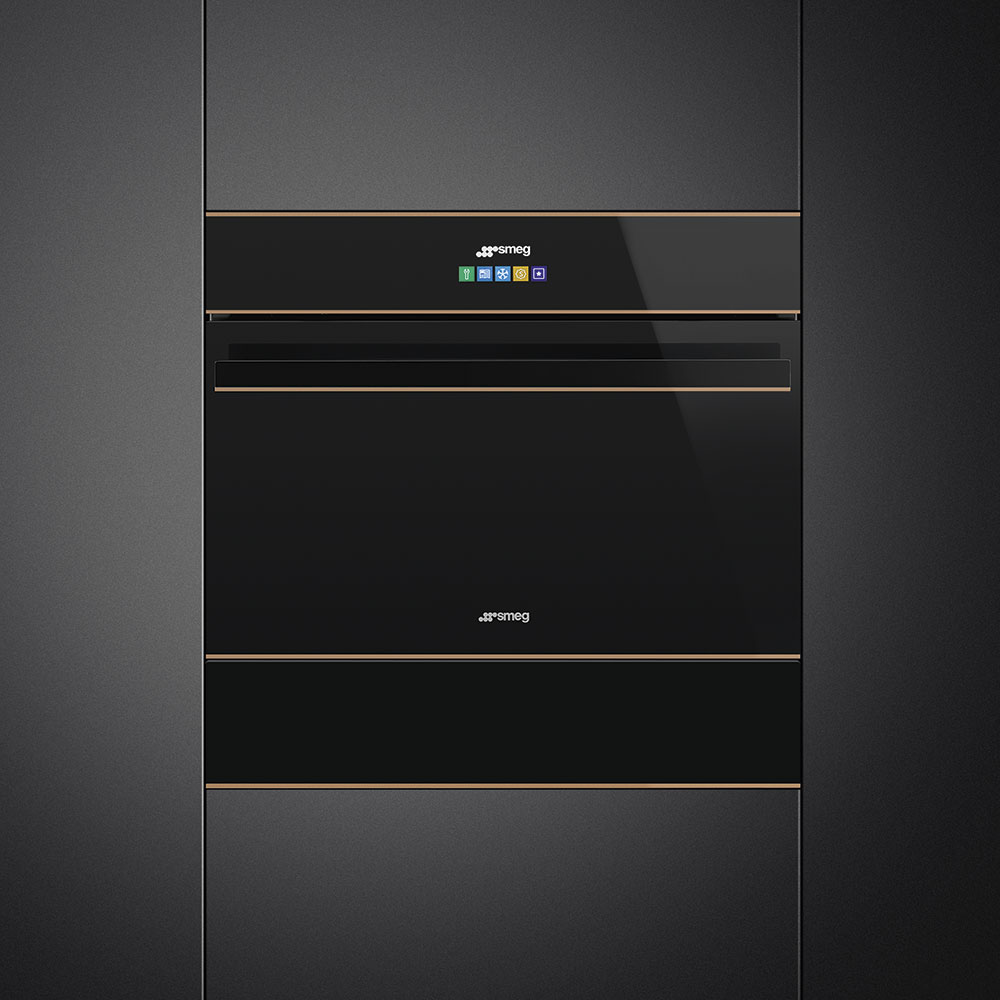 картинка Ящик для вакуумирования Smeg CPV615NR черное стекло  картинка Ящик для вакуумирования Smeg CPV615NR черное стекло