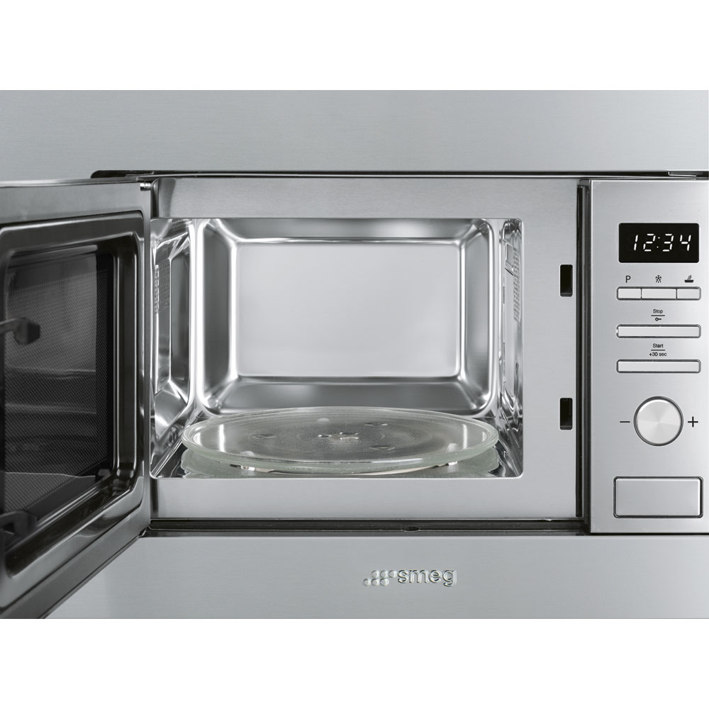 картинка Микроволновая печь Smeg FMI017X  картинка Микроволновая печь Smeg FMI017X