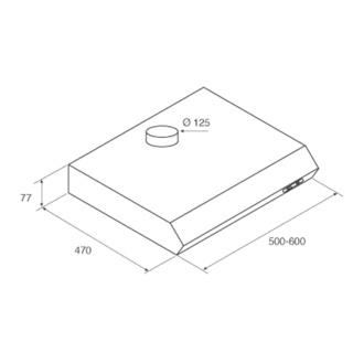 картинка Кухонная вытяжка Jetair LIGHT IX/F/60 