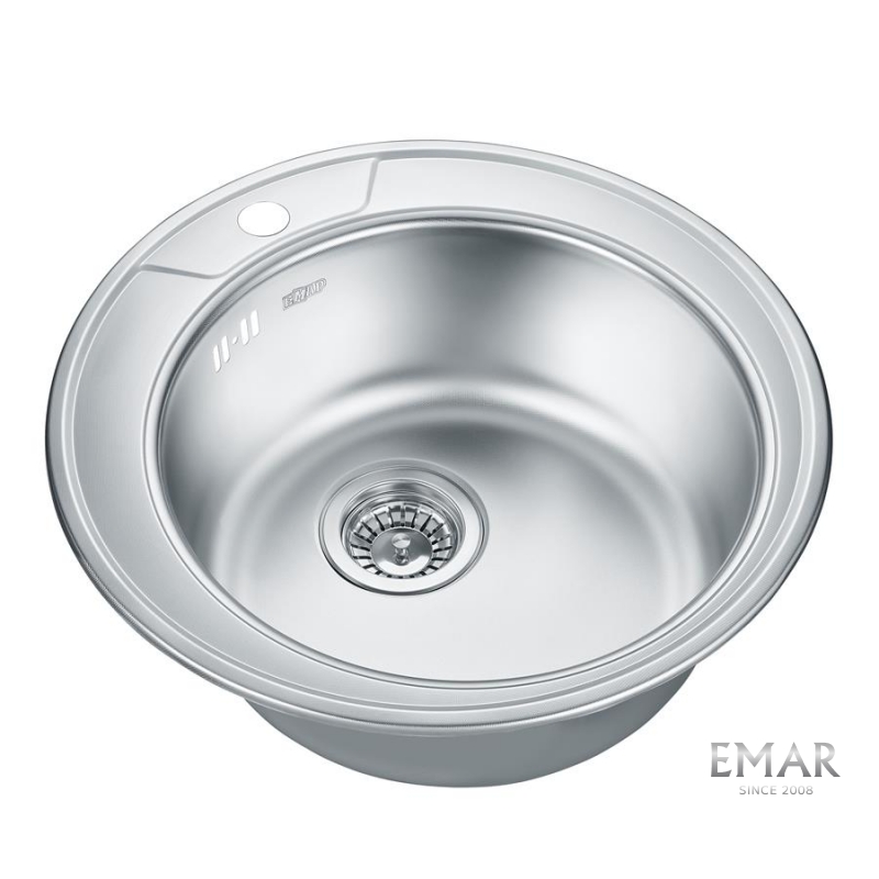 картинка Мойка Emar Steel ЕМ-490 DECOR  картинка Мойка Emar Steel ЕМ-490 DECOR