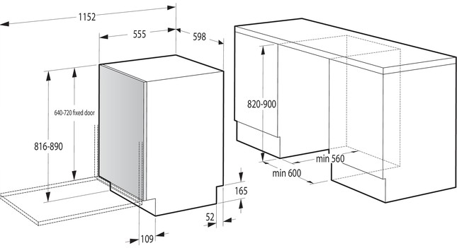 картинка Посудомоечная машина Gorenje GV673B65  картинка Посудомоечная машина Gorenje GV673B65