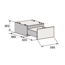 картинка Напольный выдвижной ящик ASKO HPS5323S  картинка Напольный выдвижной ящик ASKO HPS5323S