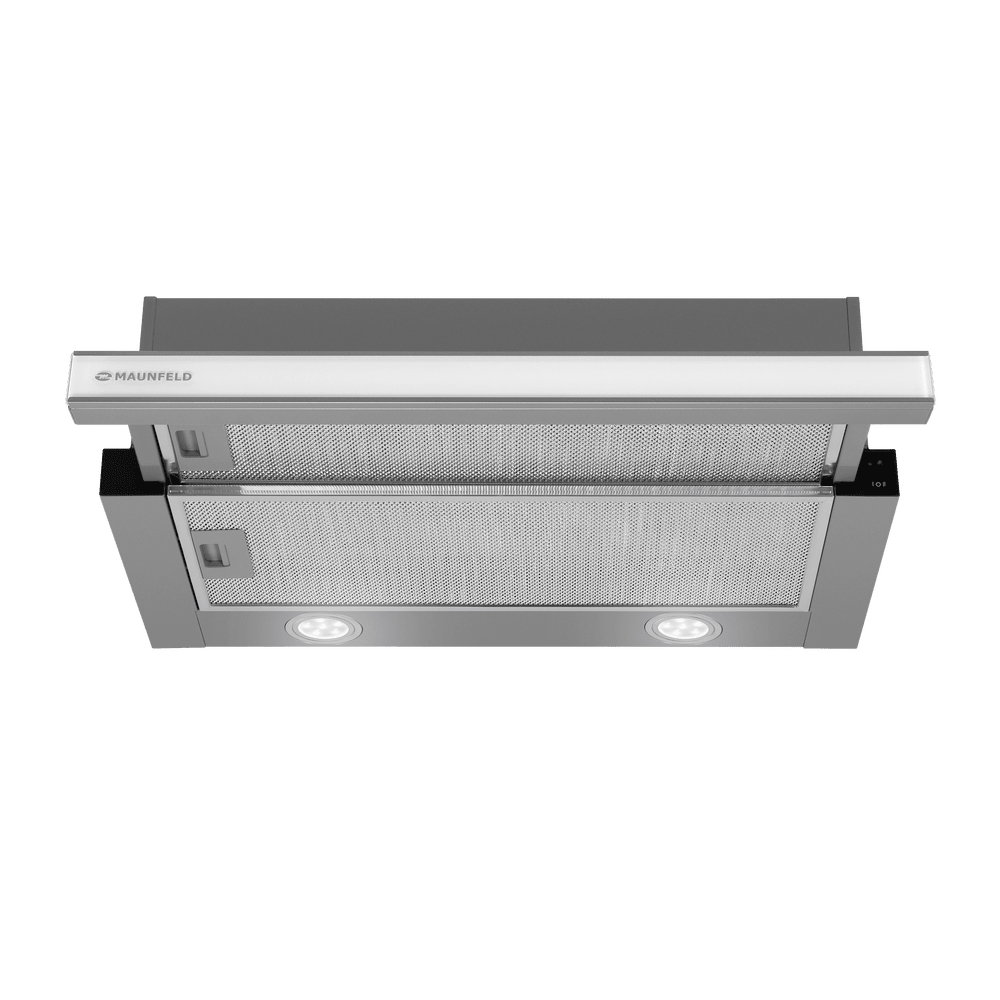картинка Кухонная вытяжка Maunfeld VSQ 60 INOX/GLASS WHITE  картинка Кухонная вытяжка Maunfeld VSQ 60 INOX/GLASS WHITE