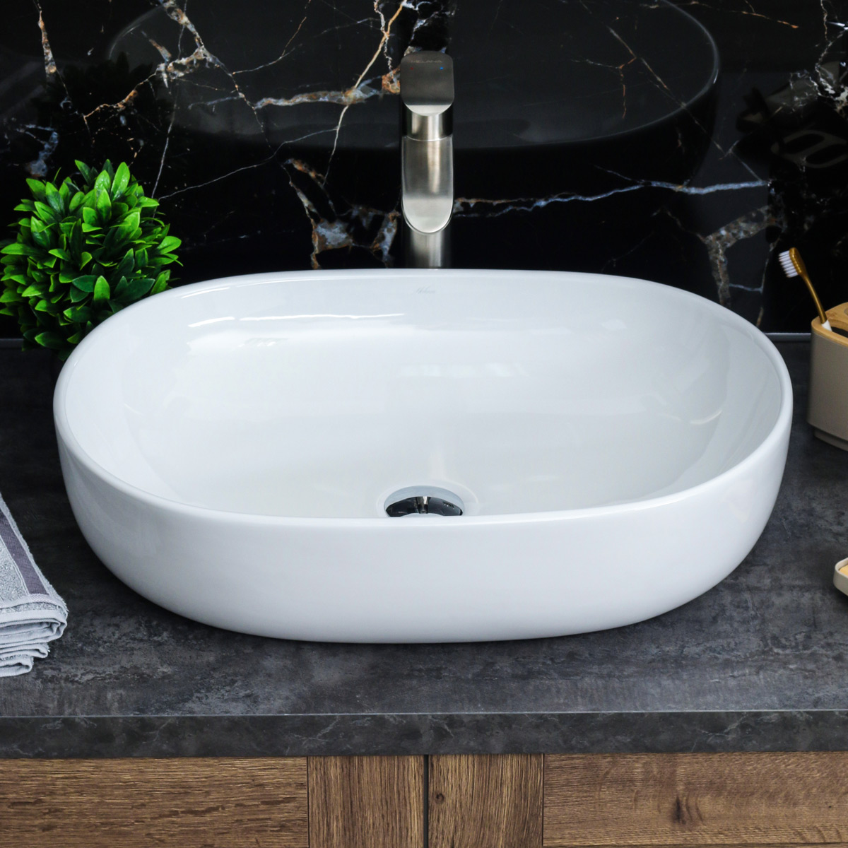 картинка Раковина Melana MLN-5006, белый 