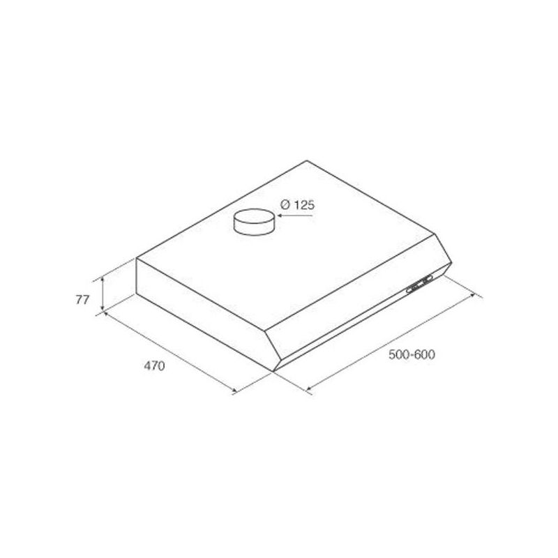 картинка Кухонная вытяжка Jetair LIGHT IX/F/60 
