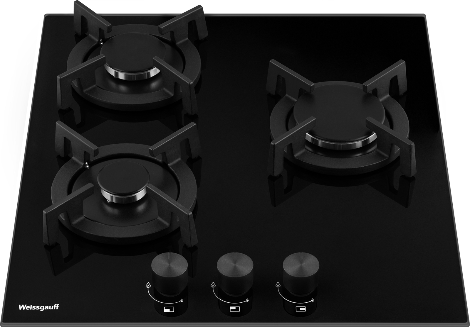 картинка Газовая варочная панель Weissgauff HG 453 BGV 