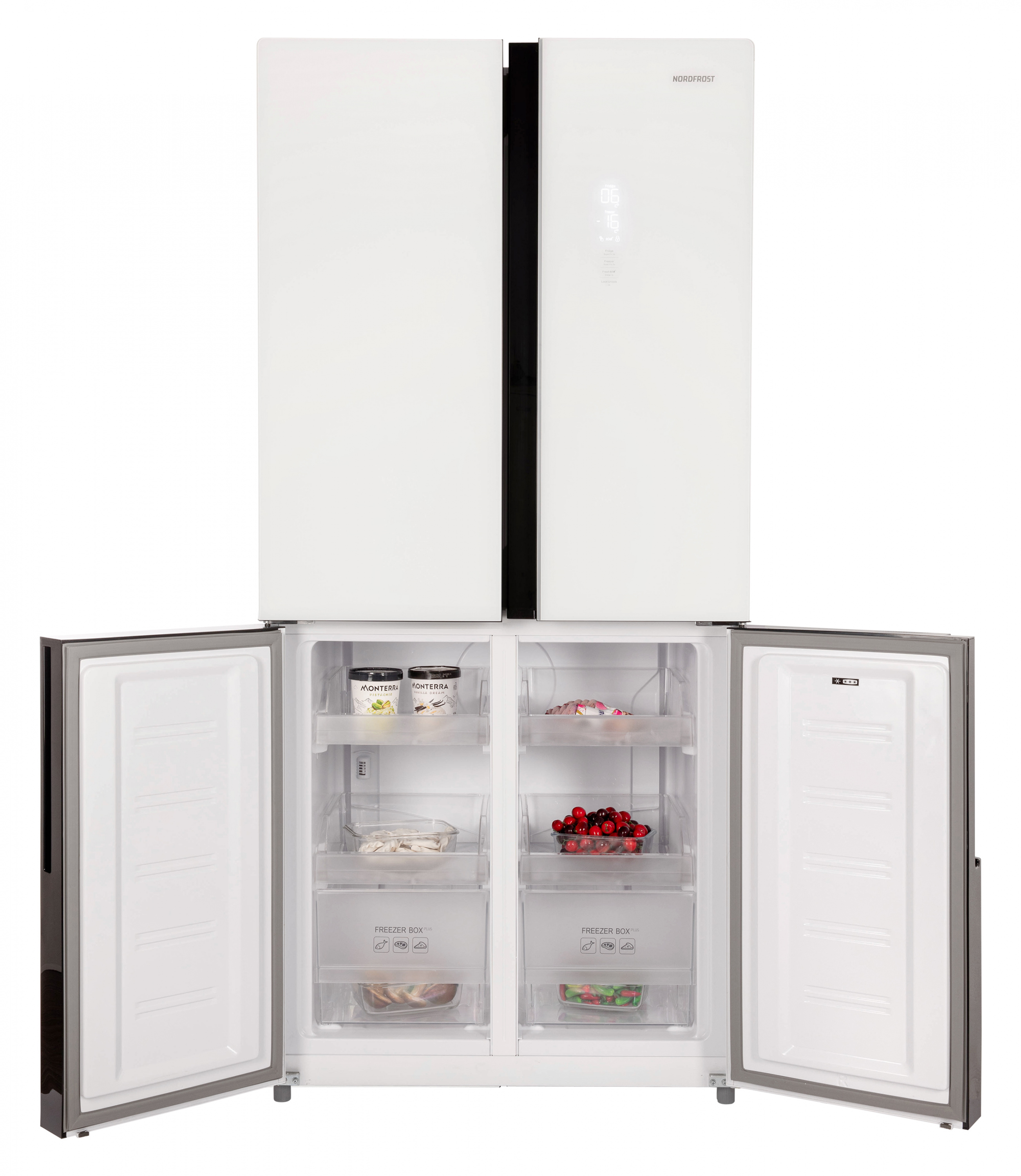 картинка Отдельностоящий холодильник Nordfrost RFQ 510 NFGW INVERTER  картинка Отдельностоящий холодильник Nordfrost RFQ 510 NFGW INVERTER