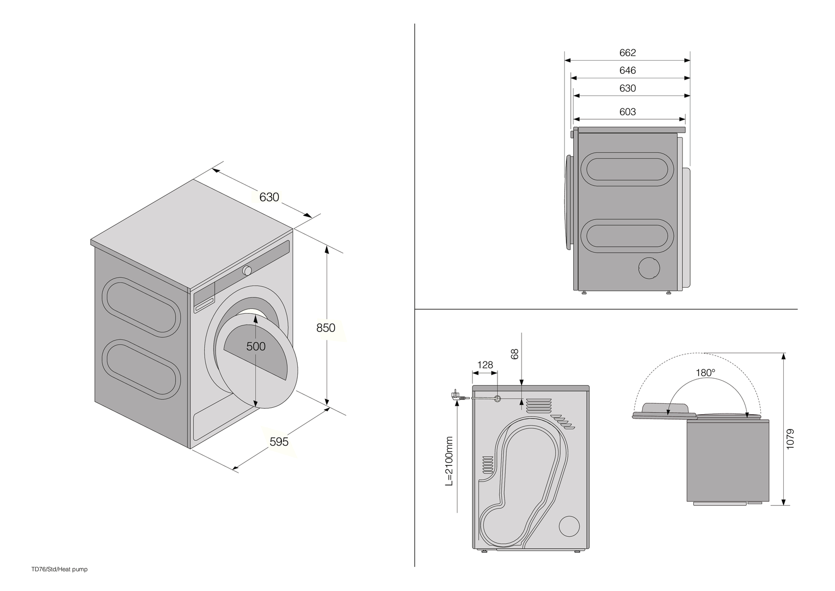 картинка Комплект Asko Style 21 (W5096RG + T509HRG + HB150G) 