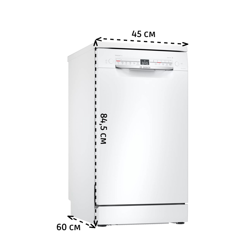 картинка Посудомоечная машина отдельностоящая Bosch SPS2HMW54Q 