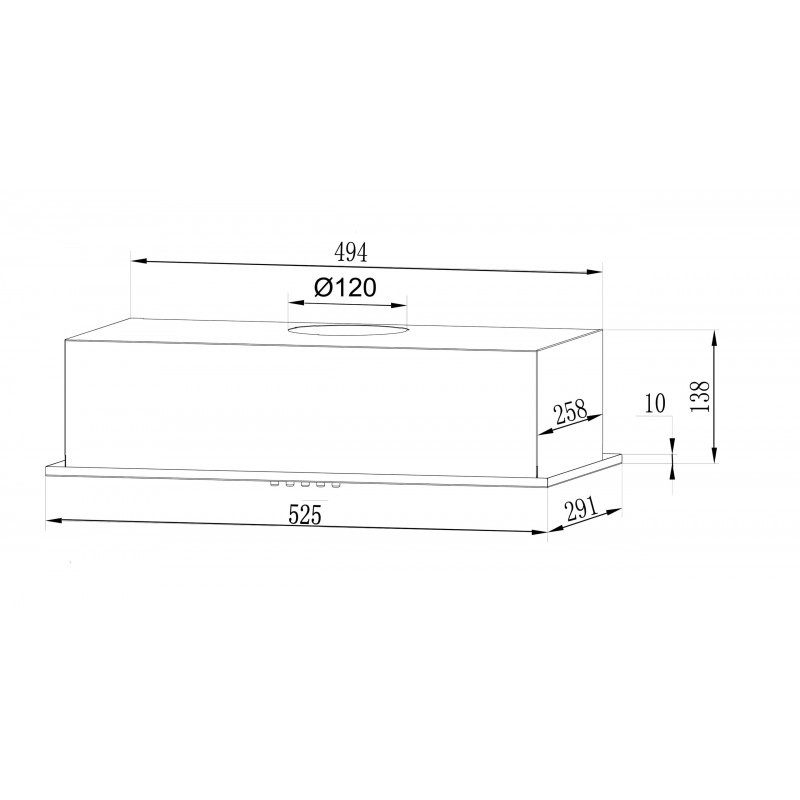 картинка Кухонная вытяжка Lex GS BLOC LIGHT 600 INOX  картинка Кухонная вытяжка Lex GS BLOC LIGHT 600 INOX