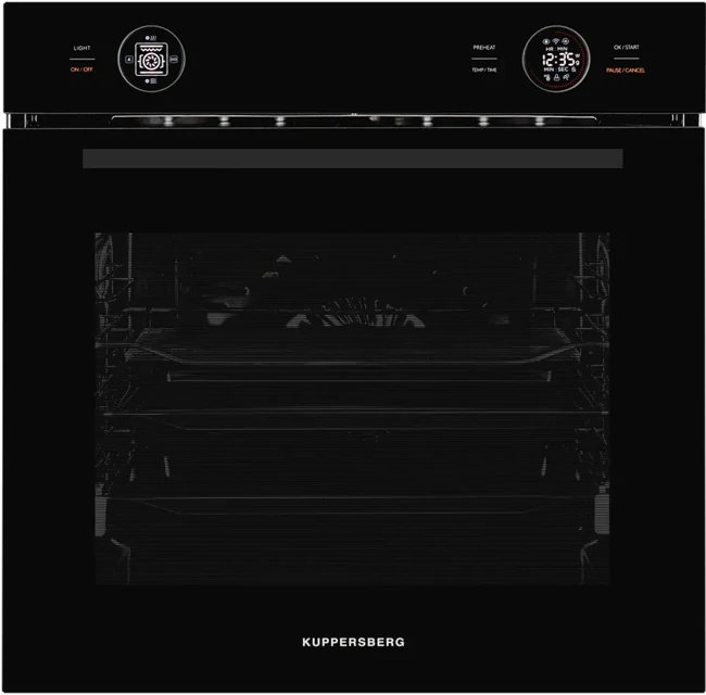 картинка Электрический духовой шкаф Kuppersberg HT 612 BLACK  картинка Электрический духовой шкаф Kuppersberg HT 612 BLACK