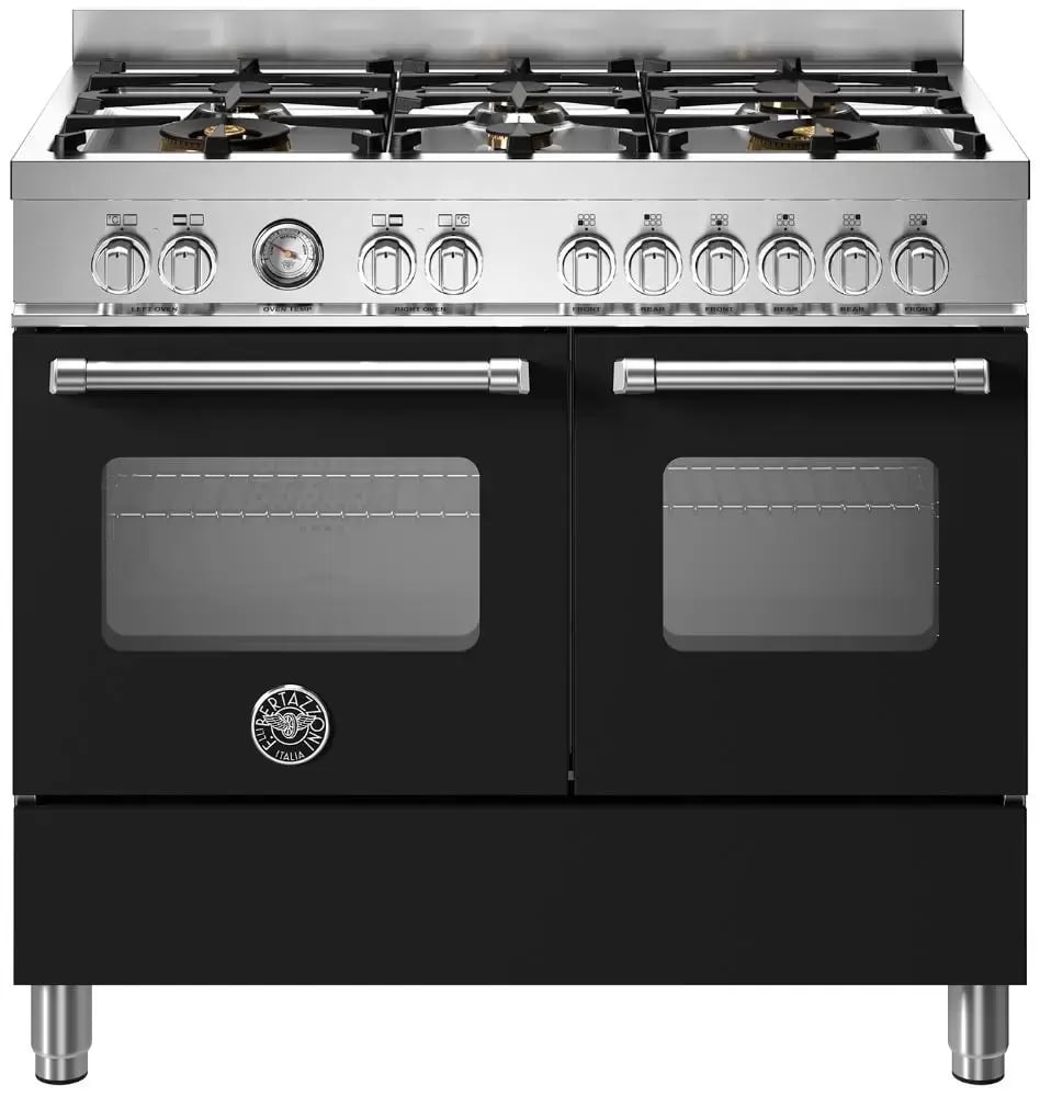 картинка Комбинированная кухонная плита Bertazzoni MAS106L2ENET чёрный  картинка Комбинированная кухонная плита Bertazzoni MAS106L2ENET чёрный