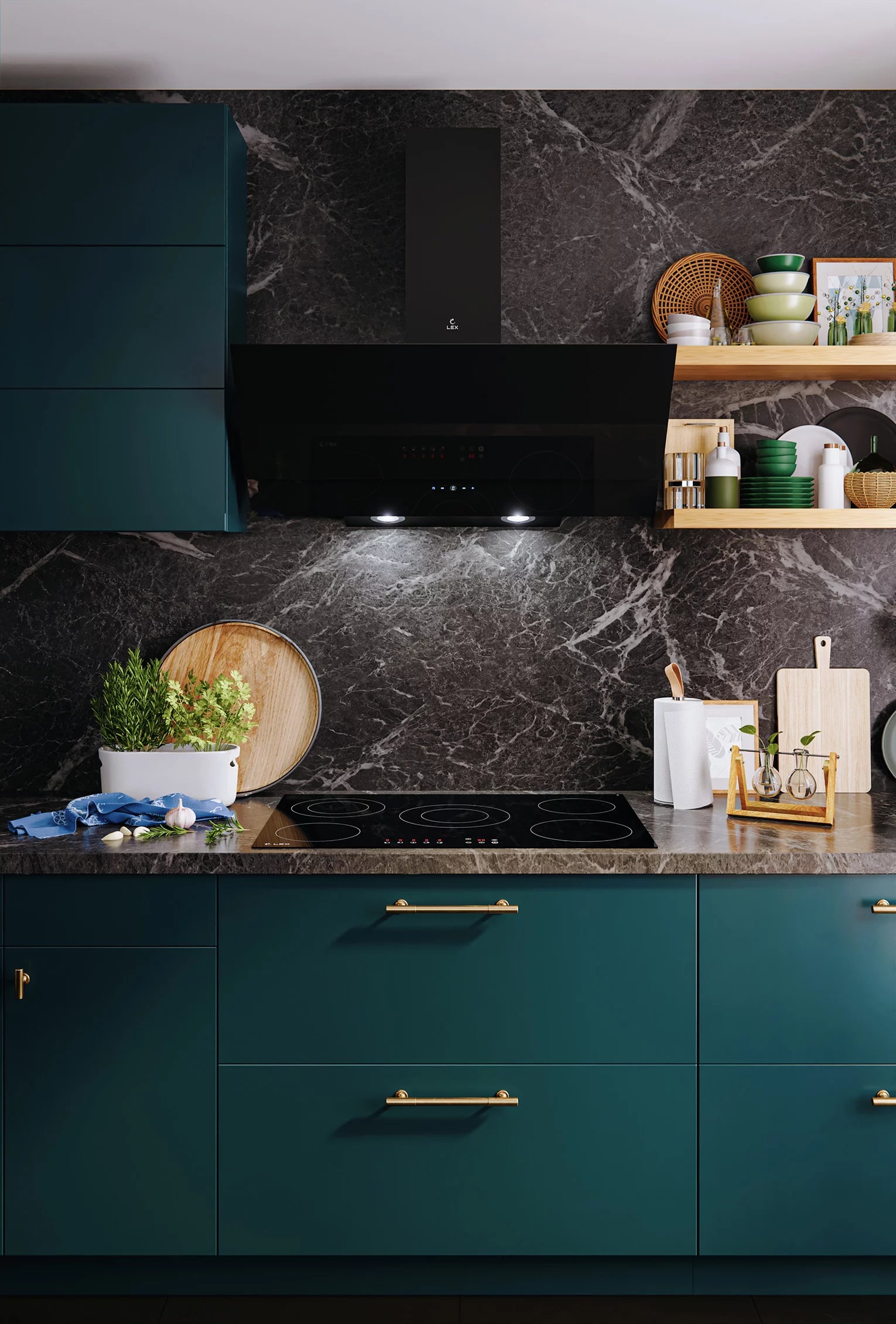 картинка Кухонная вытяжка Lex ARIA 900 BLACK  картинка Кухонная вытяжка Lex ARIA 900 BLACK