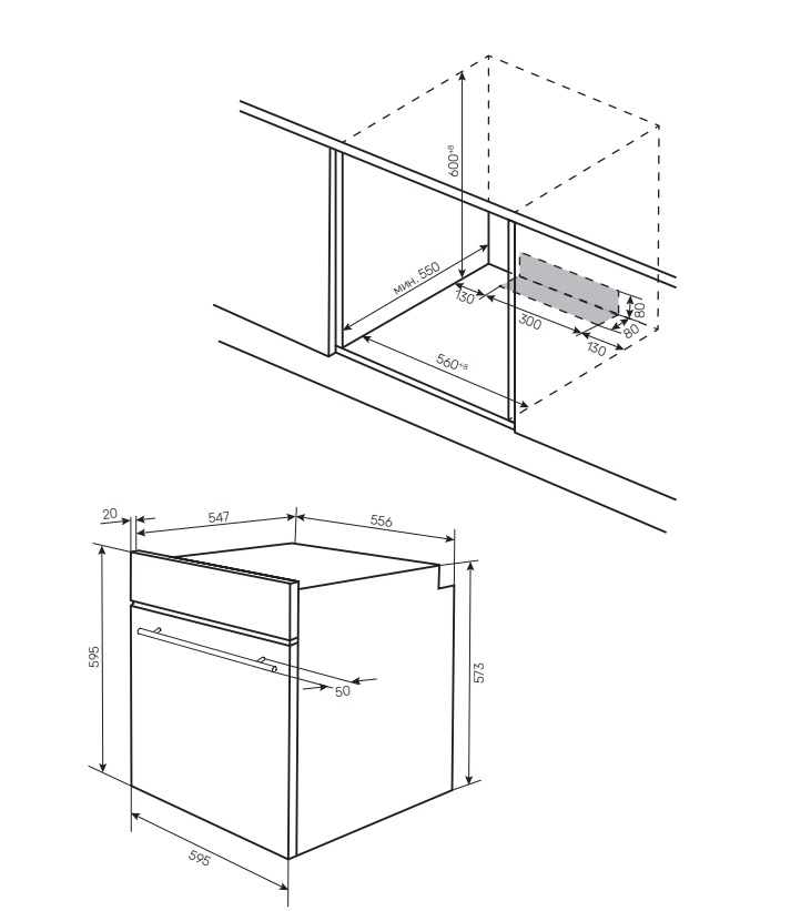 картинка Электрический духовой шкаф Kuppersberg HO 606 P Black line 