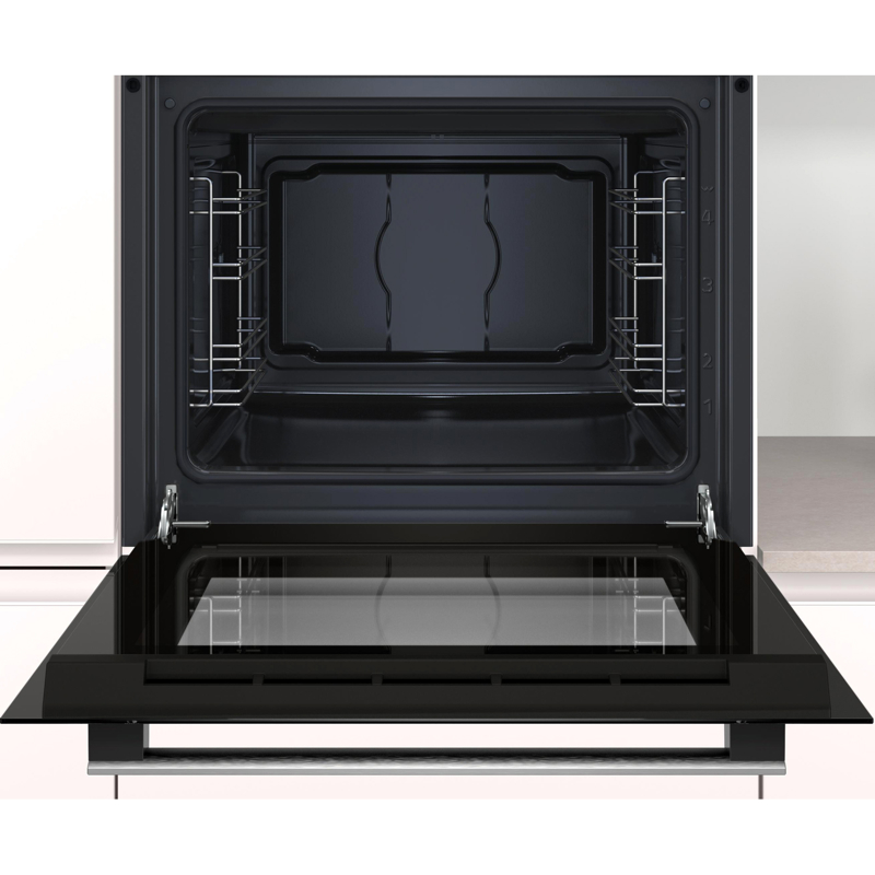 картинка Электрический духовой шкаф Bosch HBF011BR0T нержавеющая сталь  картинка Электрический духовой шкаф Bosch HBF011BR0T нержавеющая сталь