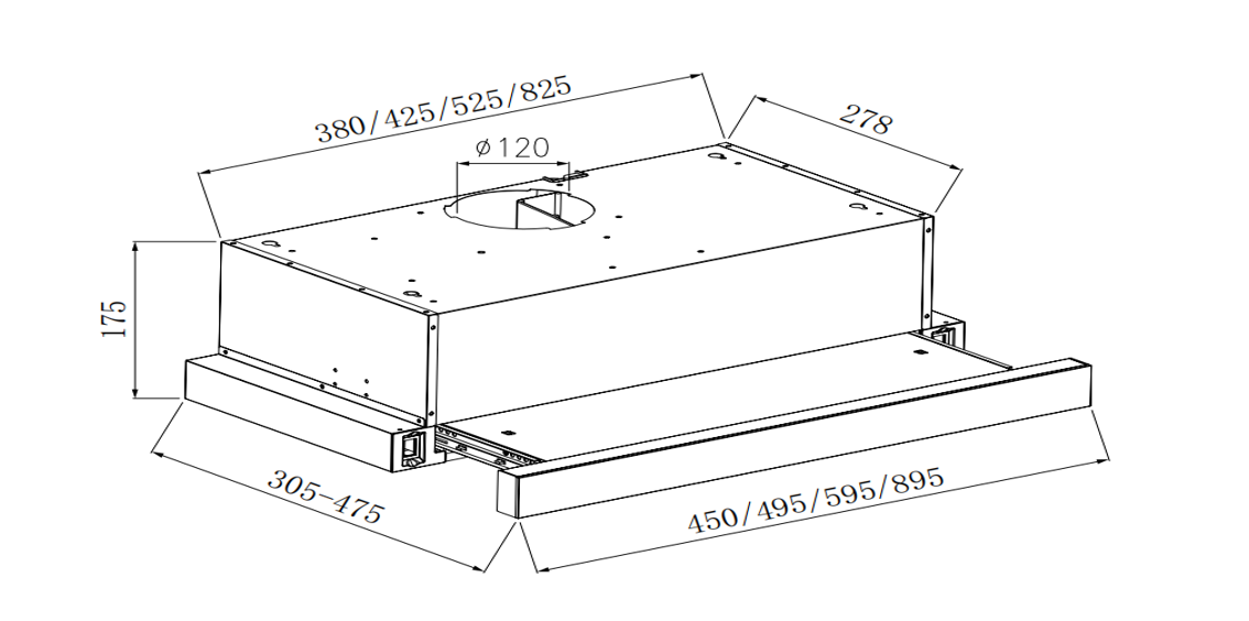 картинка Кухонная вытяжка Weissgauff TEL 600 2M Touch White Glass 