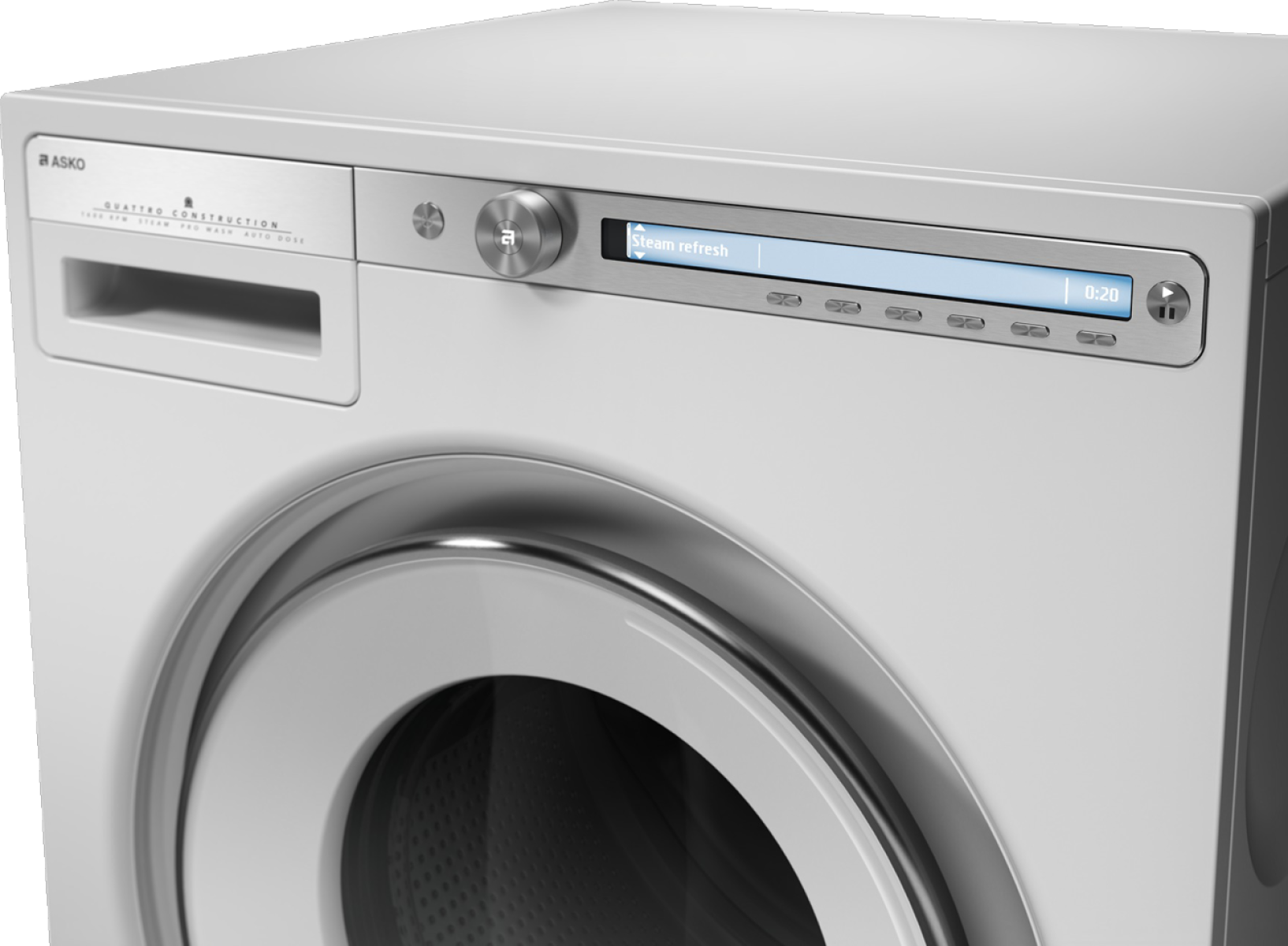 картинка Стиральная машина с функцией пара Asko W4086C.W/3  картинка Стиральная машина с функцией пара Asko W4086C.W/3