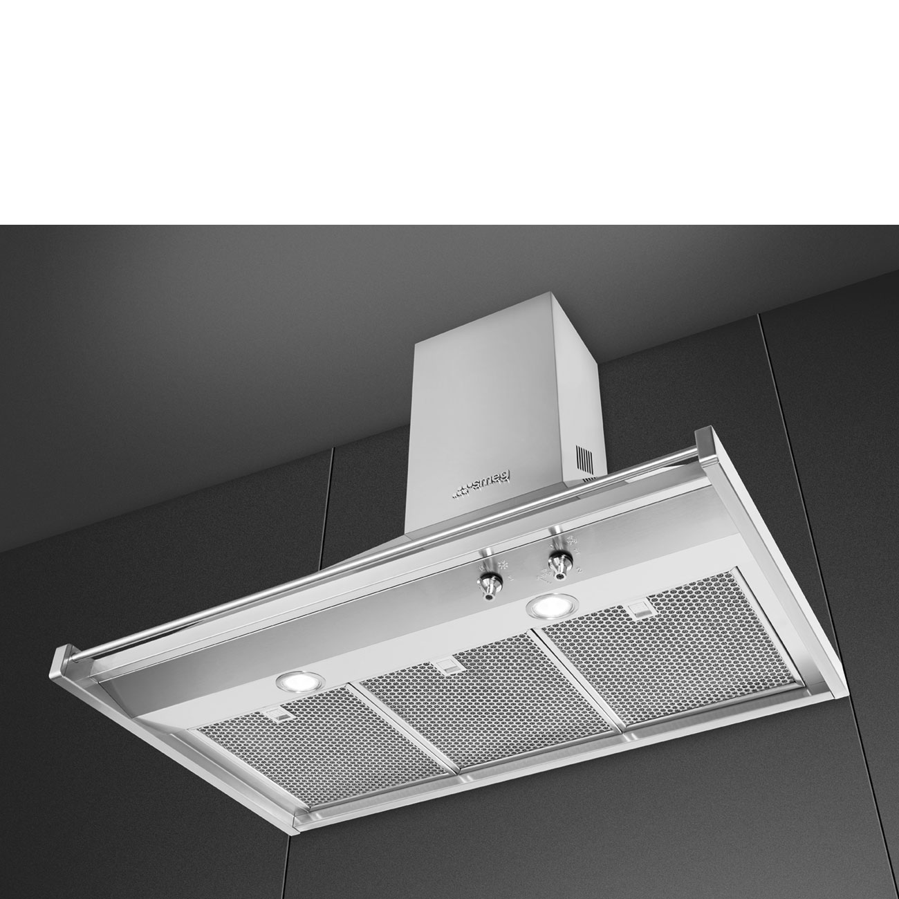картинка Кухонная вытяжка Smeg KD90HXE  картинка Кухонная вытяжка Smeg KD90HXE