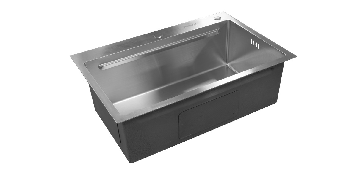 картинка Мойка для кухни Premial 6845 DISPLAY brush steel  картинка Мойка для кухни Premial 6845 DISPLAY brush steel