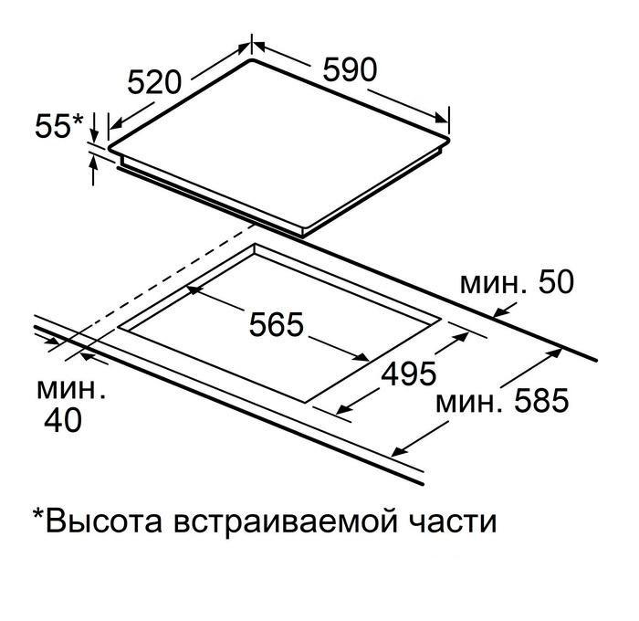 картинка Индукционная варочная панель Maunfeld CVI594SB2BKF Inverter  картинка Индукционная варочная панель Maunfeld CVI594SB2BKF Inverter