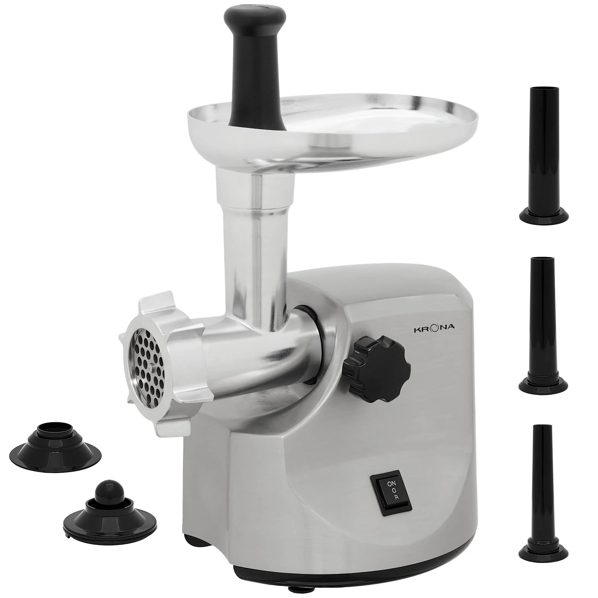 картинка Мясорубка Krona Wolf Metall 1800W нержавеющая сталь  картинка Мясорубка Krona Wolf Metall 1800W нержавеющая сталь