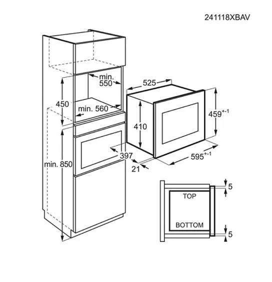картинка Микроволновая печь Aeg NMB6G261UB 