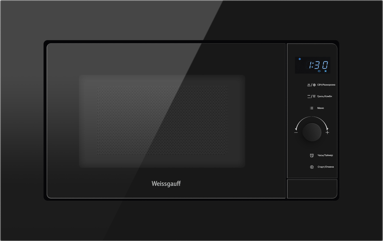 картинка Микроволновая печь встраиваемая Weissgauff HMT-620 BG Grill 