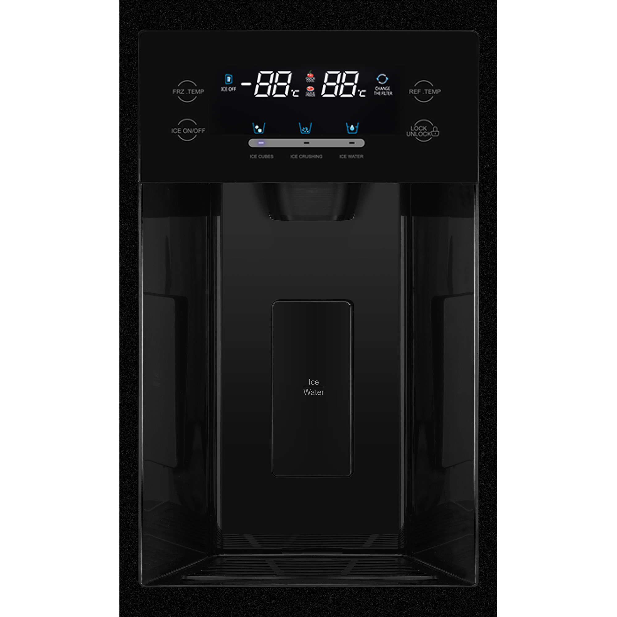 картинка Отдельностоящий холодильник Hiberg RFS-655DX NFGB INVERTER  картинка Отдельностоящий холодильник Hiberg RFS-655DX NFGB INVERTER