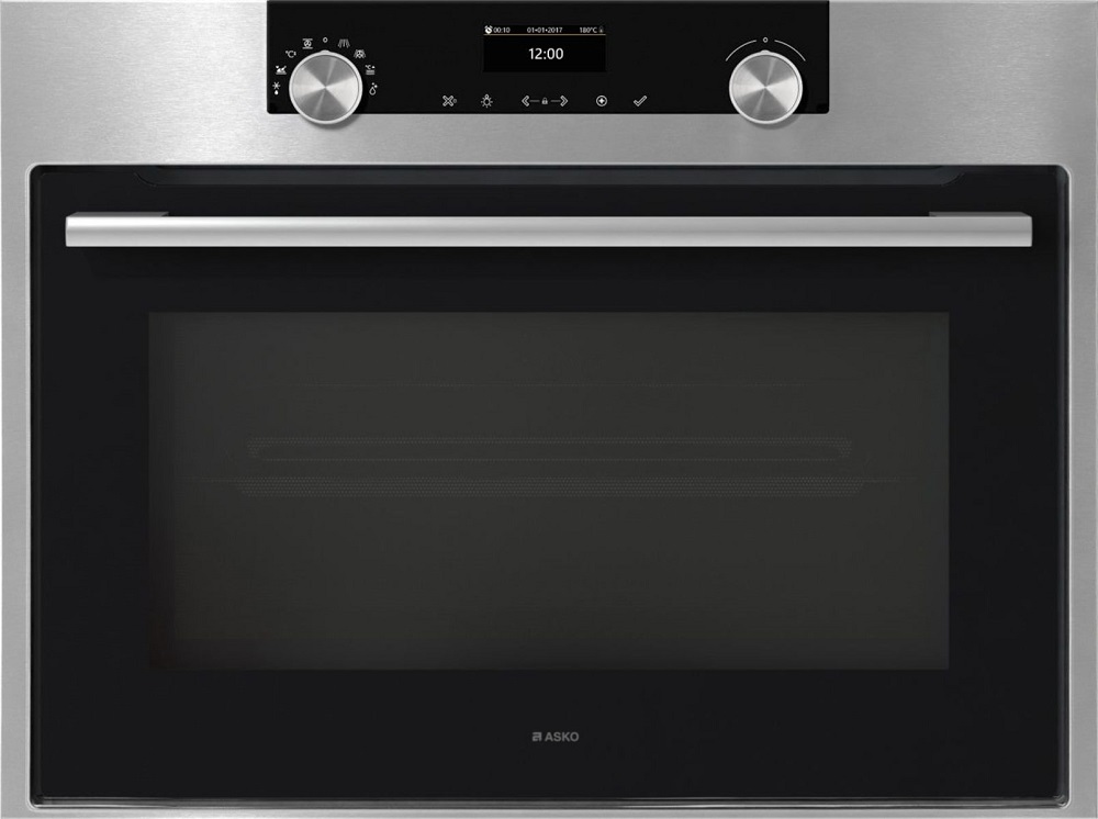 картинка Электрический духовой шкаф с функцией СВЧ Asko OCM8464S  картинка Электрический духовой шкаф с функцией СВЧ Asko OCM8464S