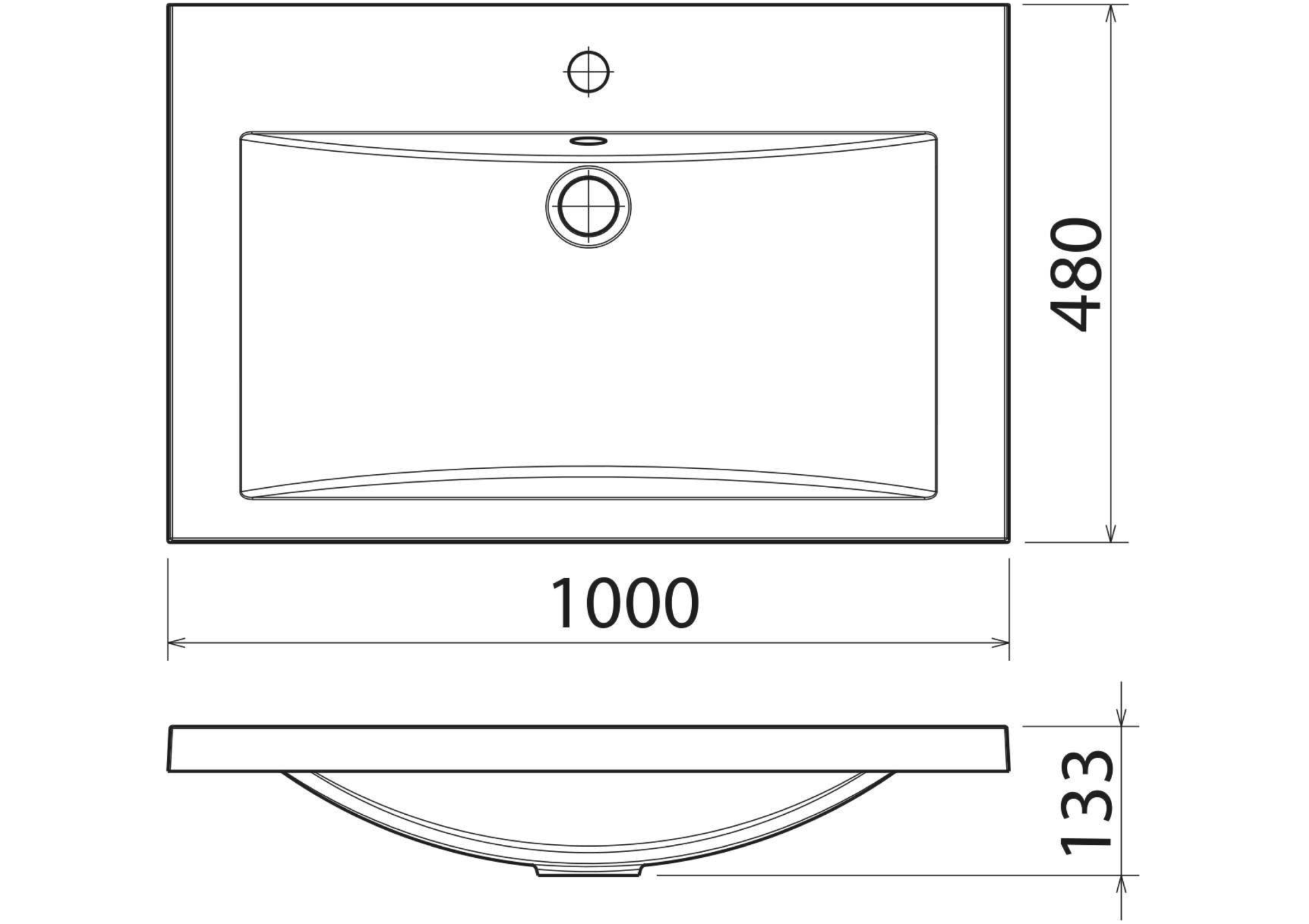 картинка Раковина Florentina Анита 1000 