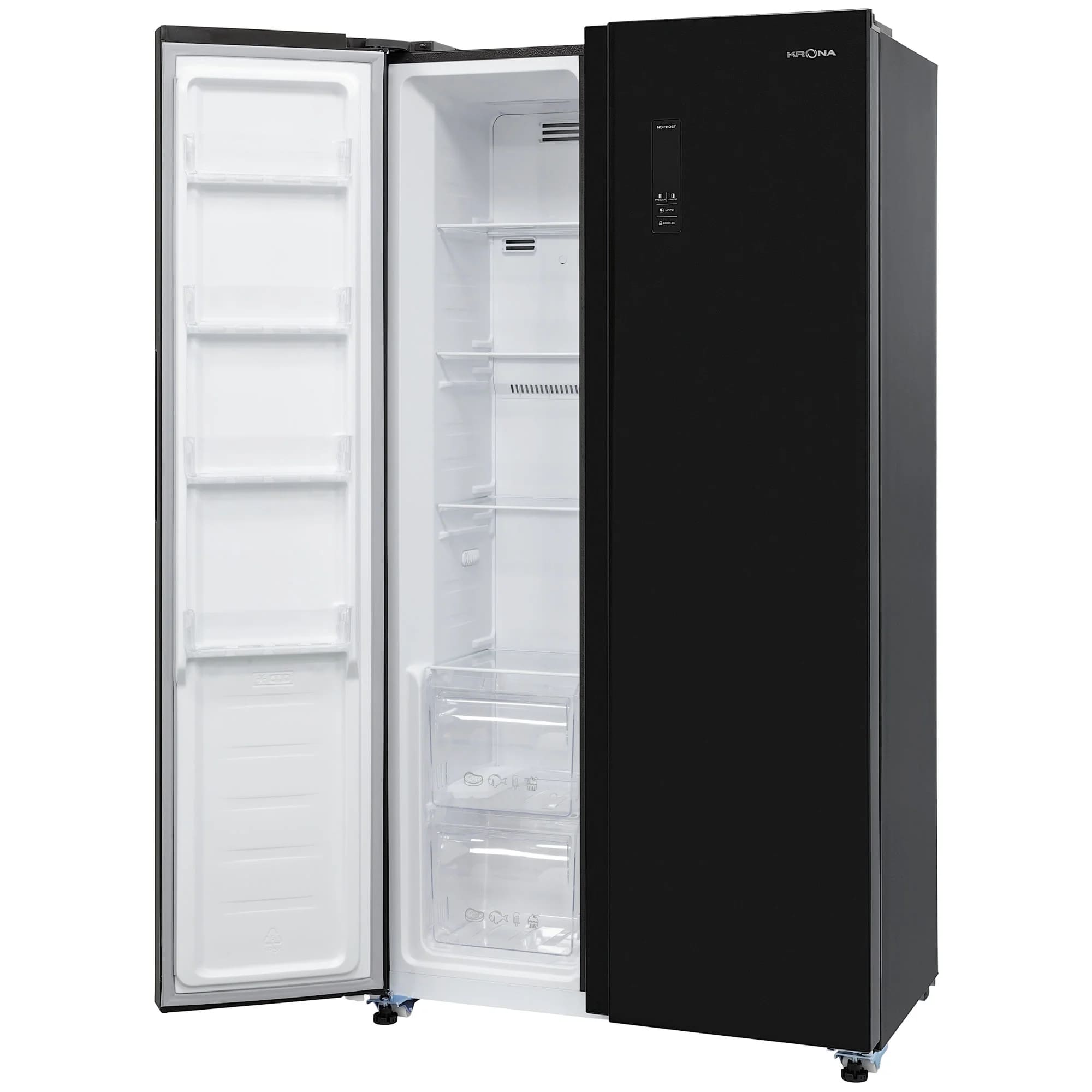 картинка Отдельностоящий холодильник Krona EISKALT 9159 SBS TNF DARK INOX  картинка Отдельностоящий холодильник Krona EISKALT 9159 SBS TNF DARK INOX