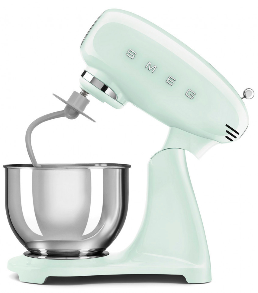 картинка Миксер планетарный Smeg SMF05PGEU постельный зеленый 
