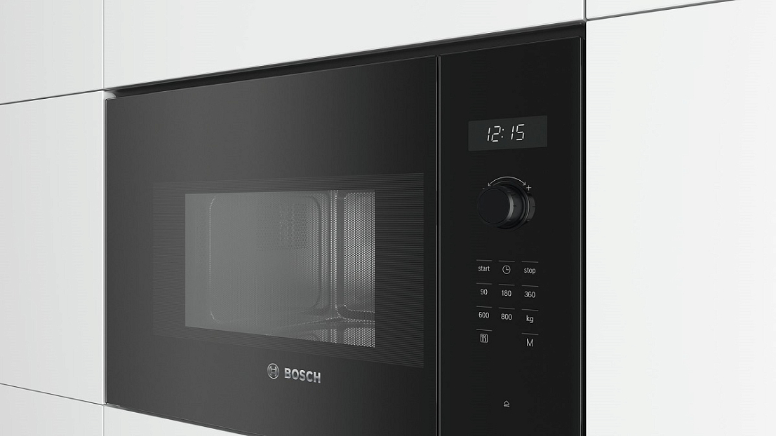 картинка Микроволновая печь встраиваемая Bosch BFL524MB0  картинка Микроволновая печь встраиваемая Bosch BFL524MB0