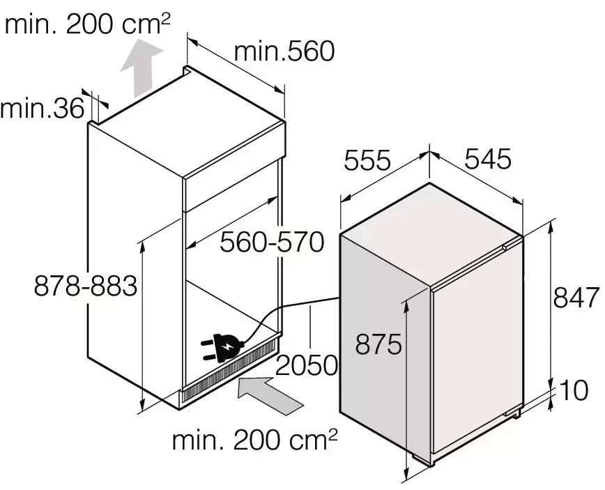 картинка Морозильная камера встраиваемая Asko FN30931I 