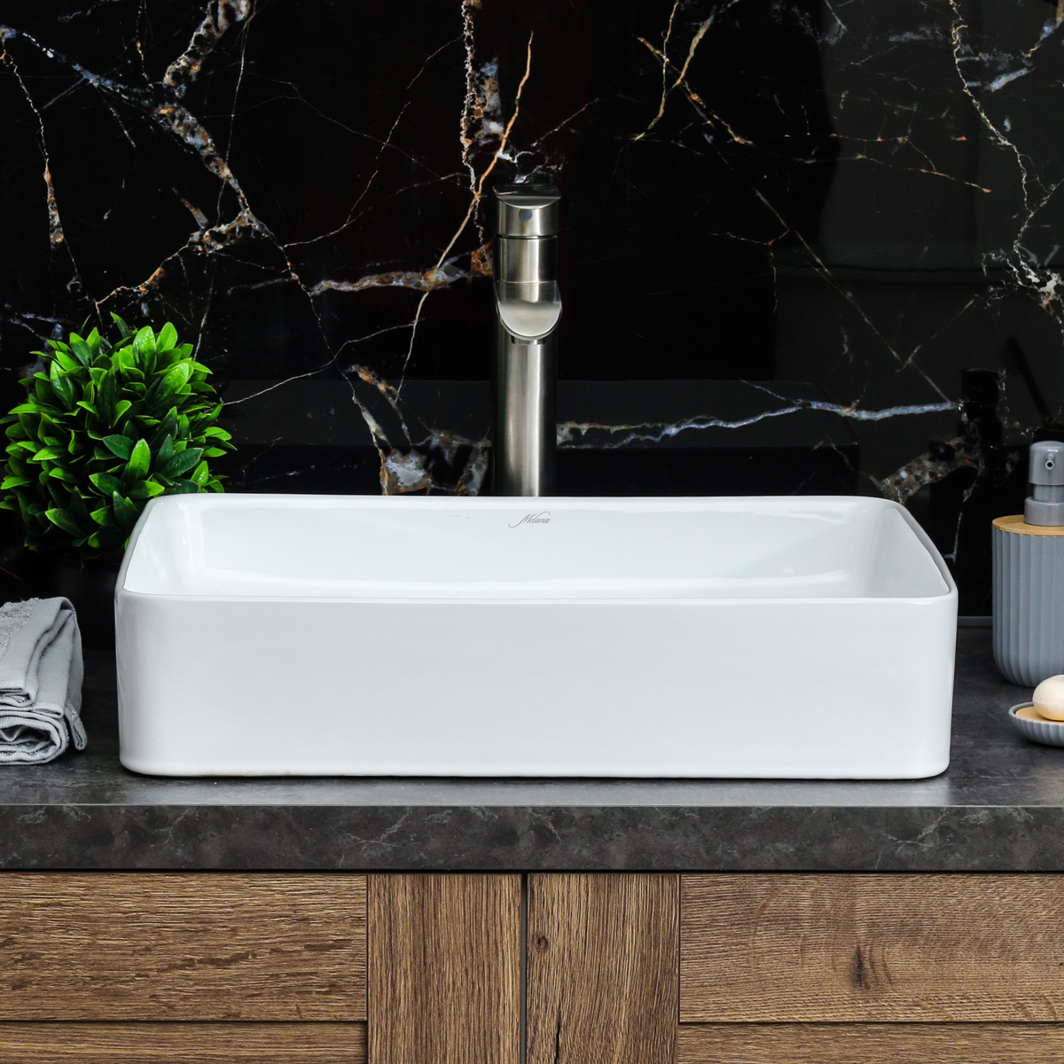 картинка Раковина Melana MLN-7050K, белый 