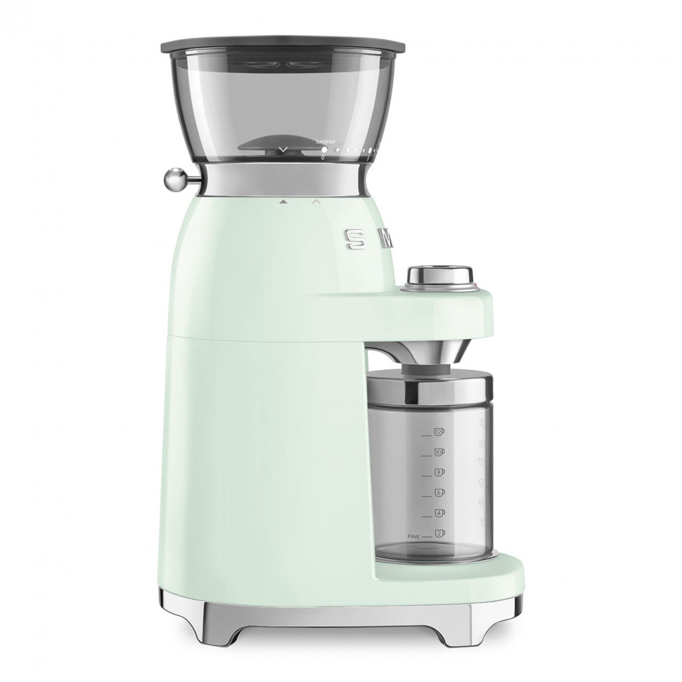 картинка Кофемолка Smeg CGF03PGEU постельный зеленый 