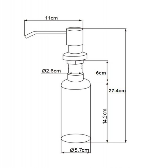 картинка Дозатор для мыла Emar ЕД-401 