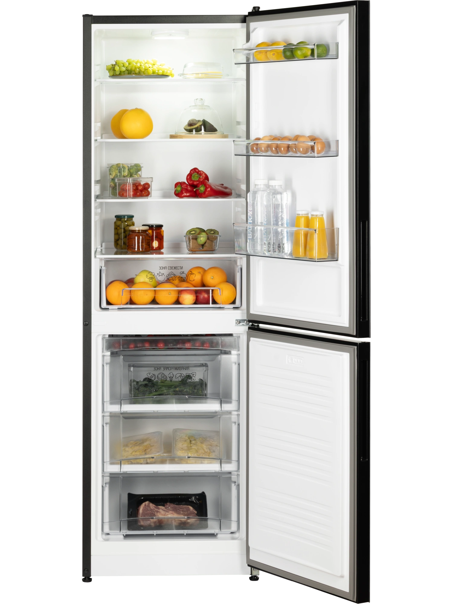 картинка Отдельностоящий холодильник Nord NRG 162NF DTM матовый графит 