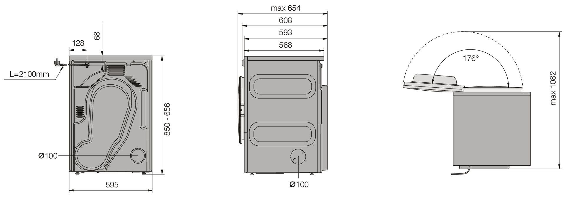 картинка Сушильная машина Asko TDC1773VF.S  картинка Сушильная машина Asko TDC1773VF.S